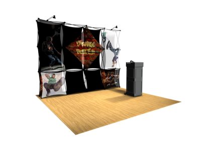 Xpressions SHEER Pop-Up Display 4x3 A