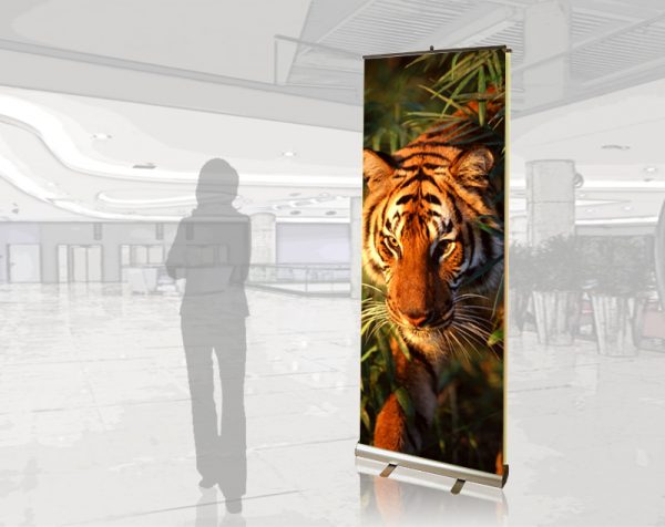 Pronto 2 Double-Sided Graphic Retractable Banner Stand
