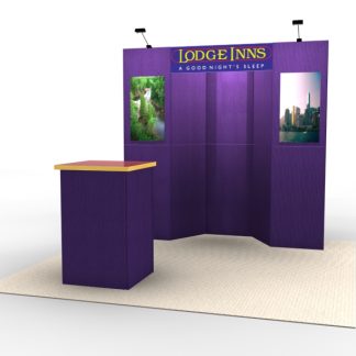 FF-101 Intro Portable Tradeshow Display Fabric Flat Panel