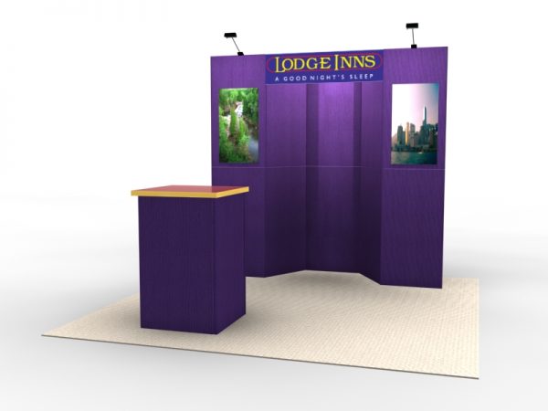 FF-101 Intro Portable Tradeshow Display Fabric Flat Panel