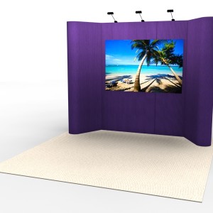 FF-107 Intro Portable Tradeshow Display Fabric Flat Panel