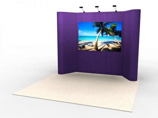 FF-107 Intro Portable Tradeshow Display Fabric Flat Panel