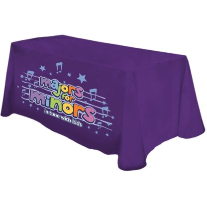 Table Cover Dye Sublimation Front Panel Printing 6 ft Table