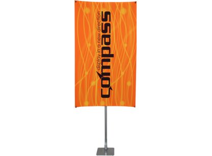 Compass Telescopic Rotating Banner Stand