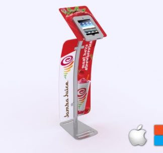 MOD-1333 Portable iPad Kiosk